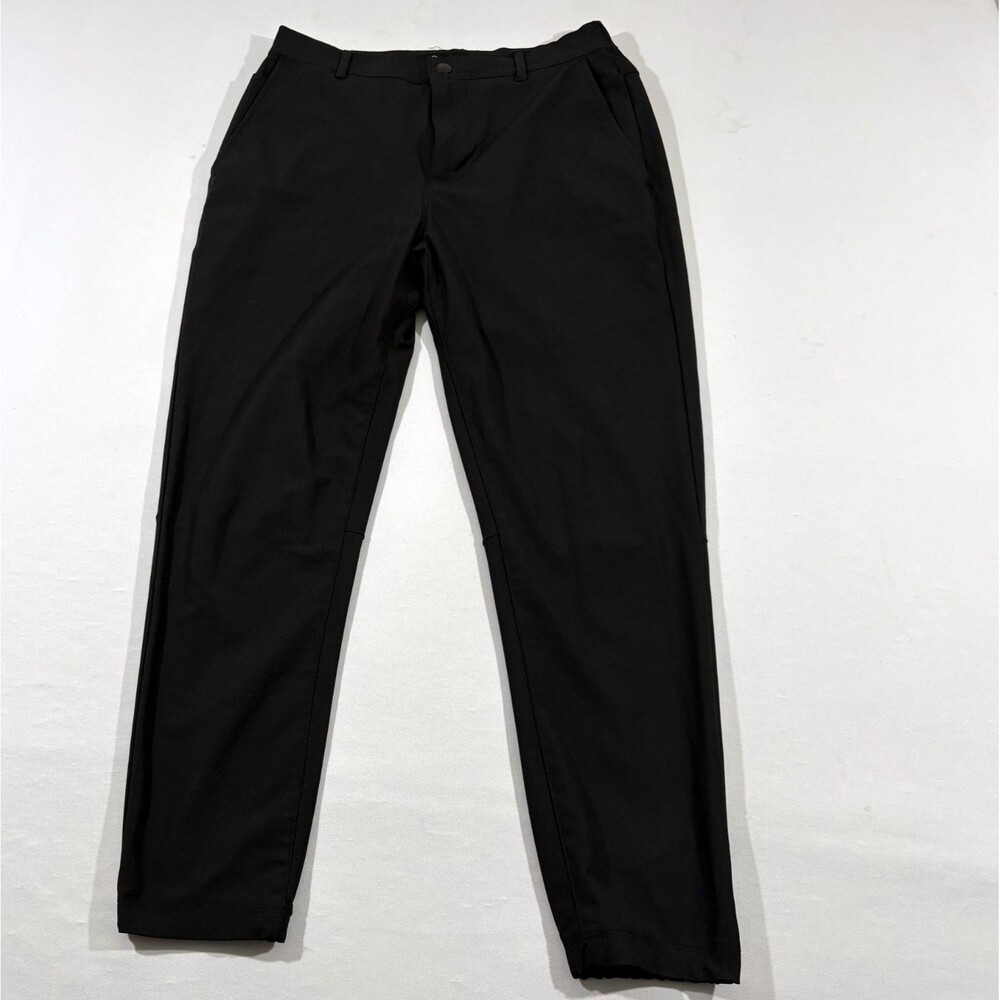 Cuts Clothing Mens Golf Black 5-Pocket Pant Poly Performance AO Jogger Sz M